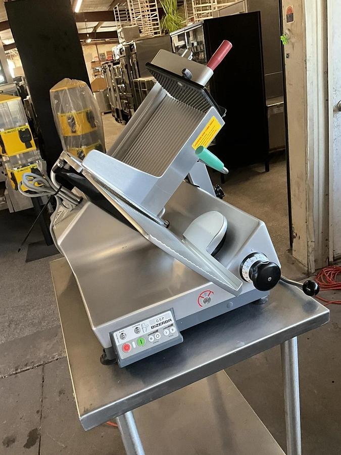 Used 2020 Bizerba automatic manual slicer GSP HD ham Cheese Deli Restaurant Kitchen