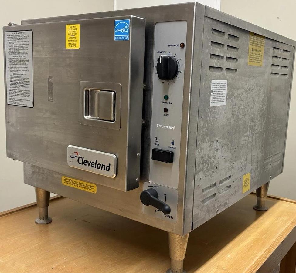 Used Cleveland 22CET3.1 Countertop SteamChef 3 Electric Steamer **GREAT CONDITION**