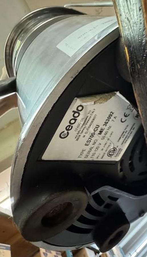 Used Ceado Fruit & Vegetable Juicer - warranty