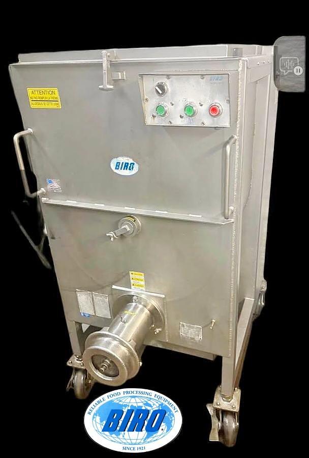 Used Heavy duty meat grinder BIRO AFMG 52 -4 - 400 lb hopper