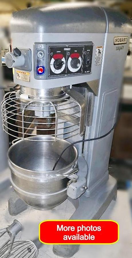 Used 60qt Legacy mixer with bowl, paddle, wisk