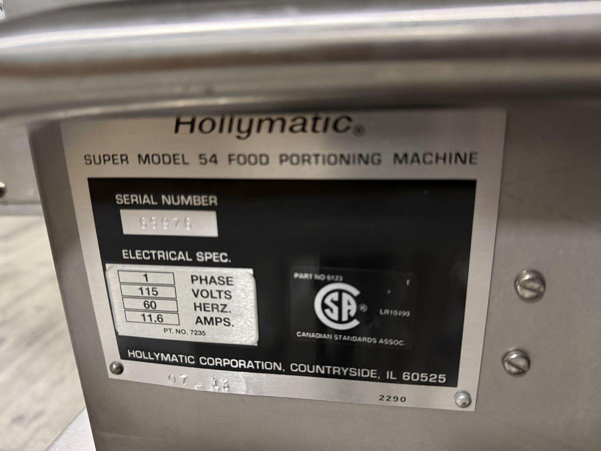 Used HOLLYMATIC SUPER 54 WITH CONVEYOR