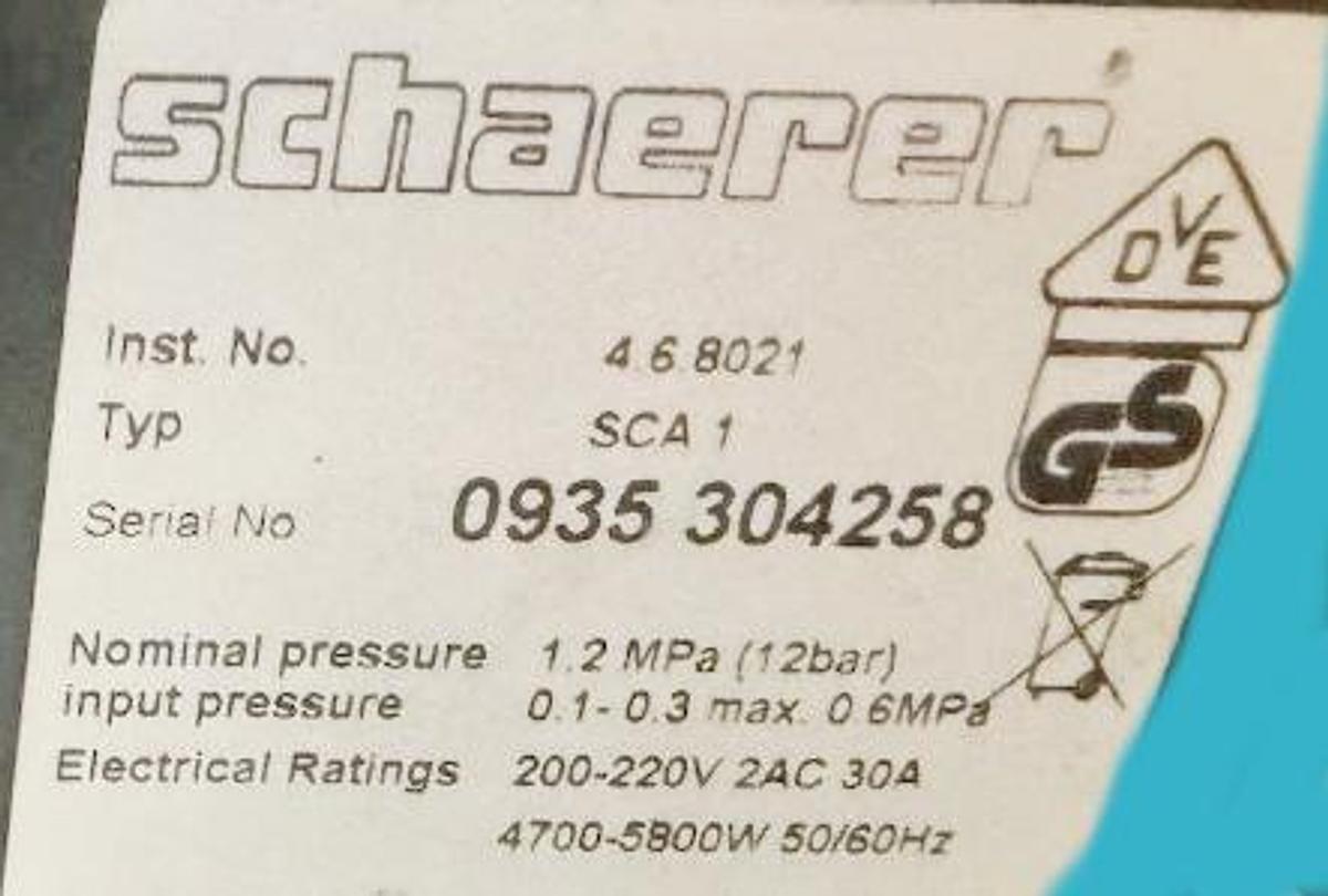 Used Schaerer Coffee Art Plus Espresso Machine w/ Grinder, Hot Water, Steam