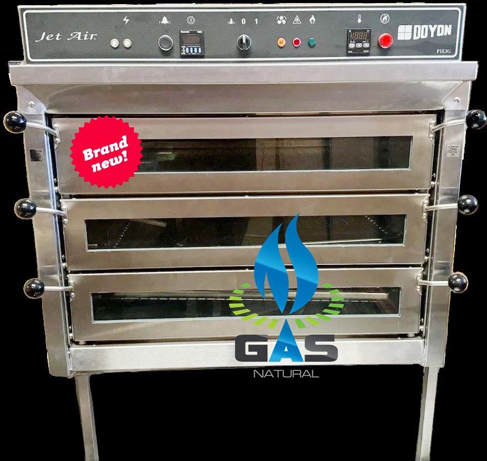 Used Doyon PIZ3 Gas Deck Ovens - NEW 