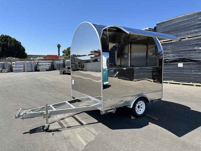 77 in Billy Food Vending Trailer Mobile Concession Both windows FT27