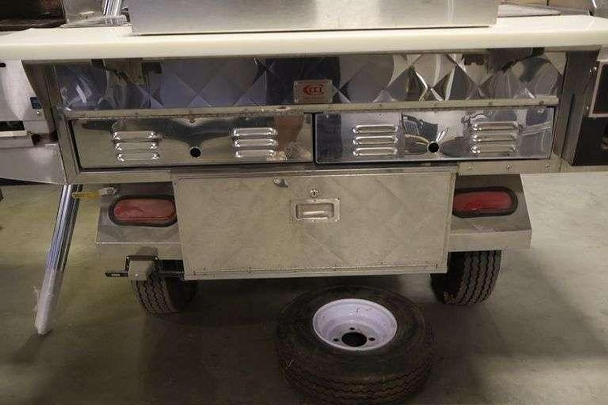 Used Hot food cart - hot dogs - hamburgers etc