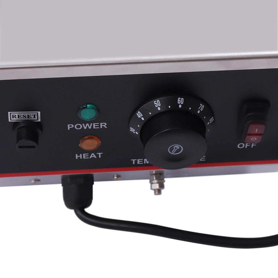 Used 3L Commercial Electric Chocolate Tempering Machine Melter Maker W/ 2 Melting Pot