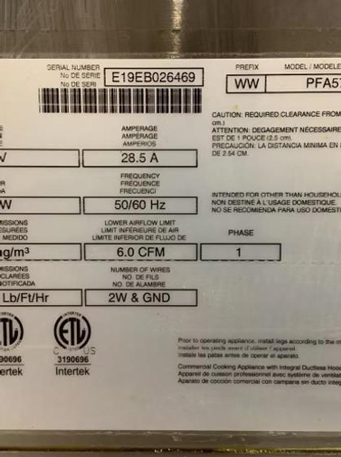 Used Perfect Fry PFA570 Ventless Countertop Automated Fryer - WARRANTY PFA570