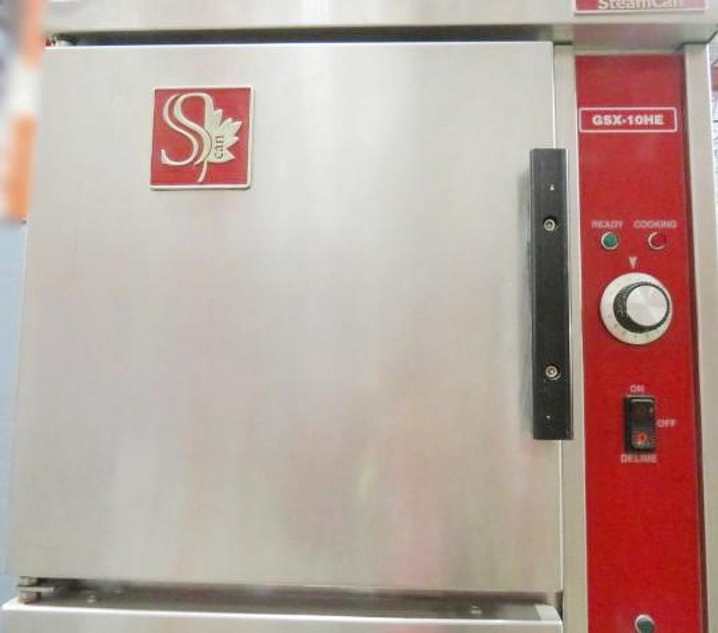 Used SteamCan Double 10 pan steamer - 20 pan in total