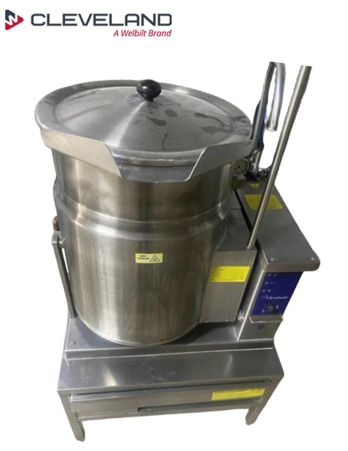 Used Cleveland KGT-12-T Manual Tilt Tilting Natural Gas Skillet Braising Pan