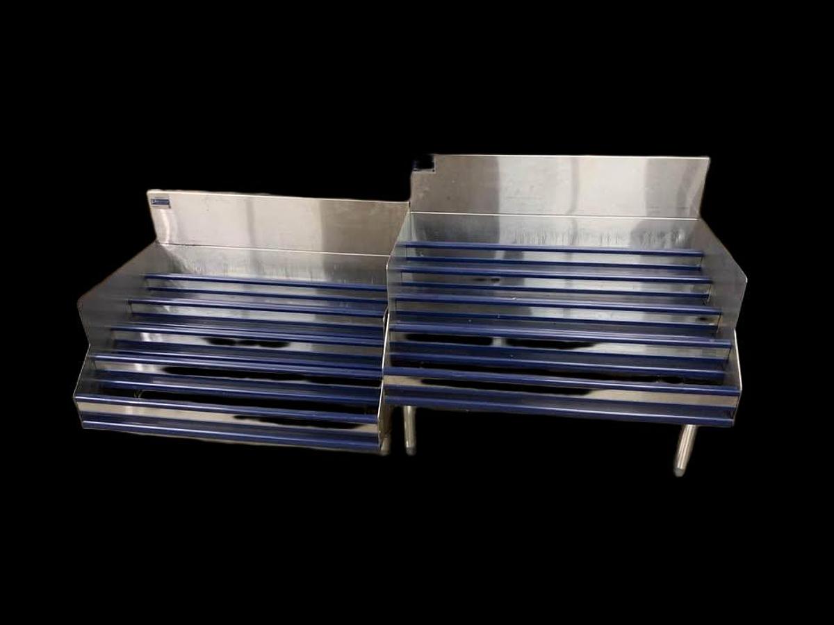 Used Advance Tabco Liquor Display Rack/ Speed Rail, Bottle Holders. - 2 AVAILABLE
