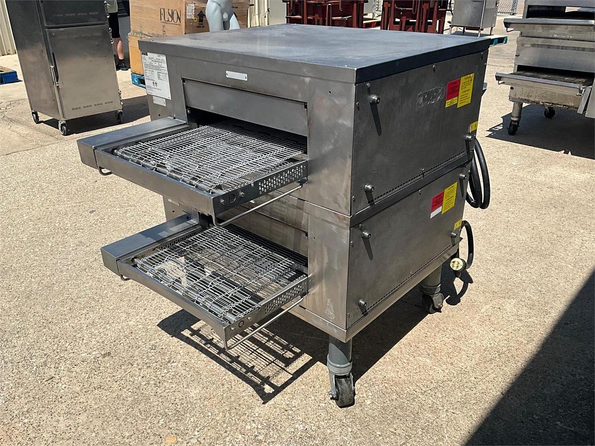 Used 2021 CTX conveyor oven double stack with stand