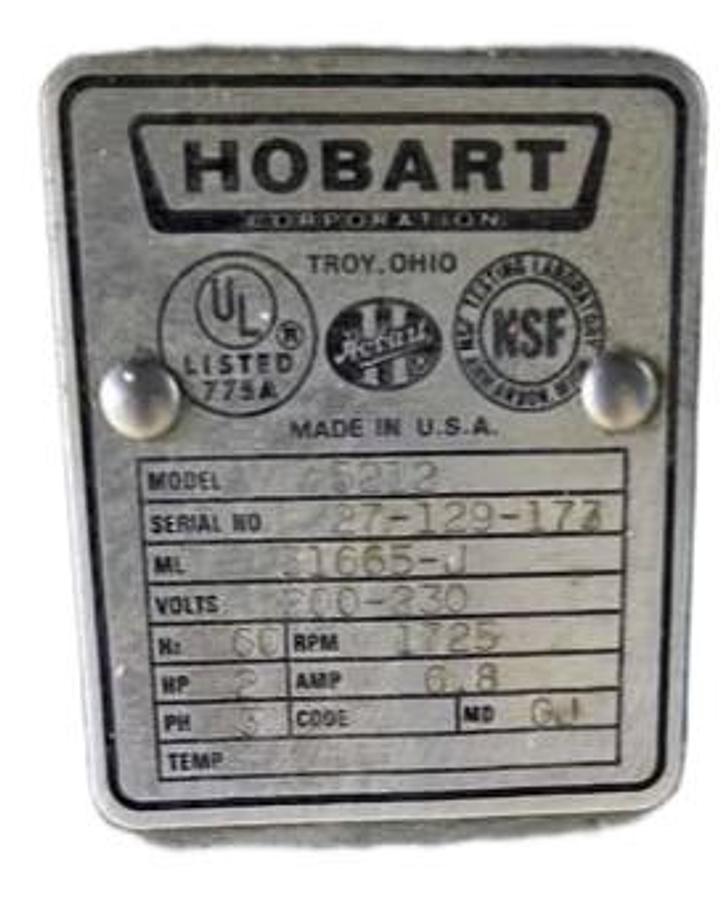 Used Hobart 5212 meat saw