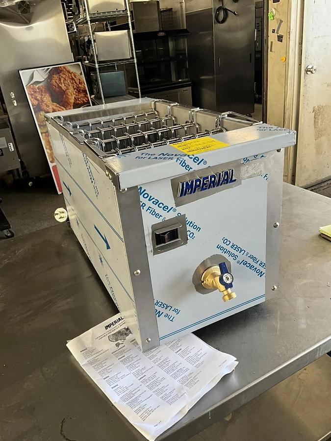 Used Imperial IRTC-32 Fryer 6 gal Electric Rethermalizer pasta cooker steamer