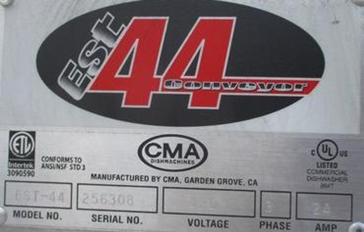 Used CMA EST CONVEYOR DISHWASHER