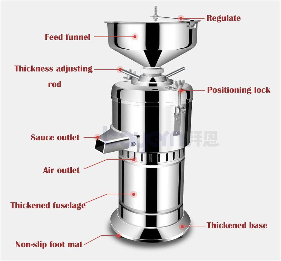 Vertical Nut Butter Bean Sesame Groundnut Pistachio Peanut Paste Maker Peanut Butter Making Machine - SEE VIDEO