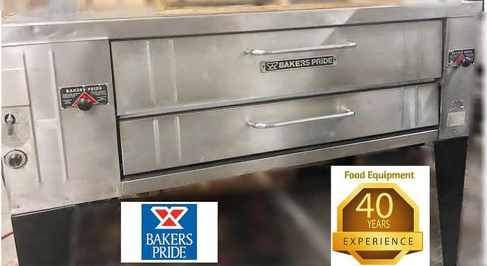 Used Bakers Pride Y600 Pizza Deck Oven - Gas
