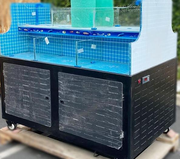 60" live seafood tank -