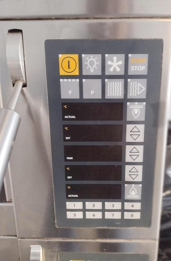 Used Miwe triple stack steam injected bread pizza oven