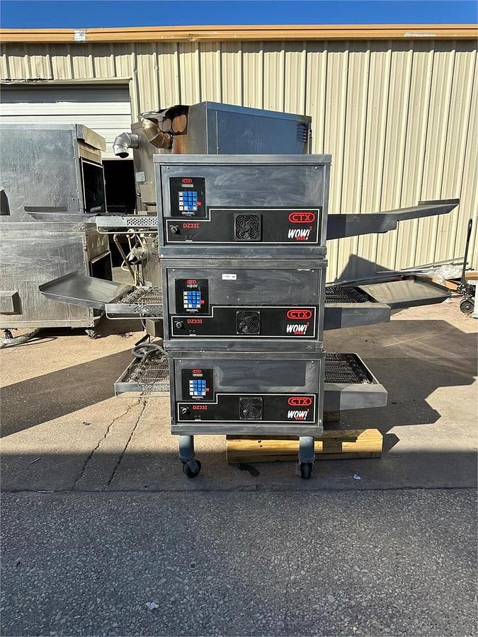 Used Middleby Marshall CTX triple stack infrared oven