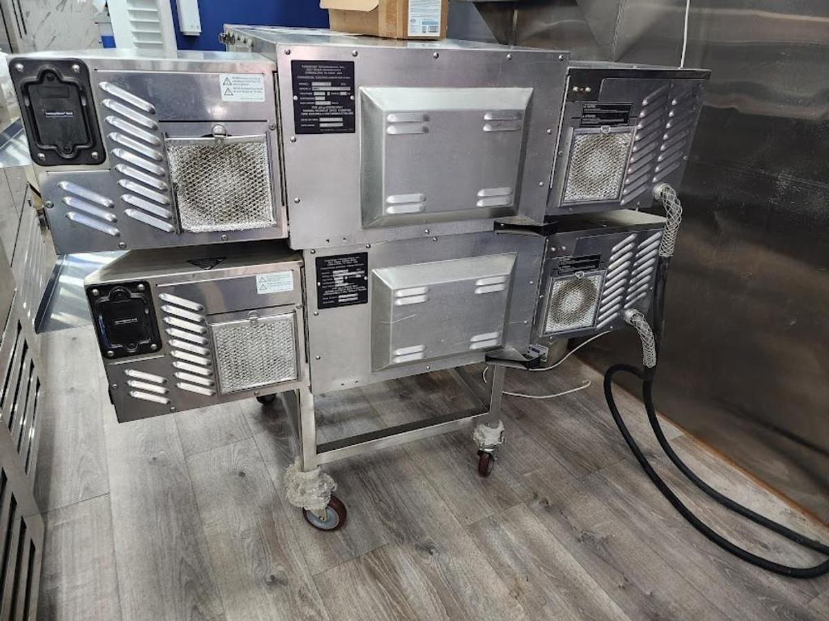 Used LIKE NEW TURBOCHEF ELECTRIC CONVEYOR PIZZA OVENS -VENTLESS - WARRANTY - MANUFACTUERED 2025