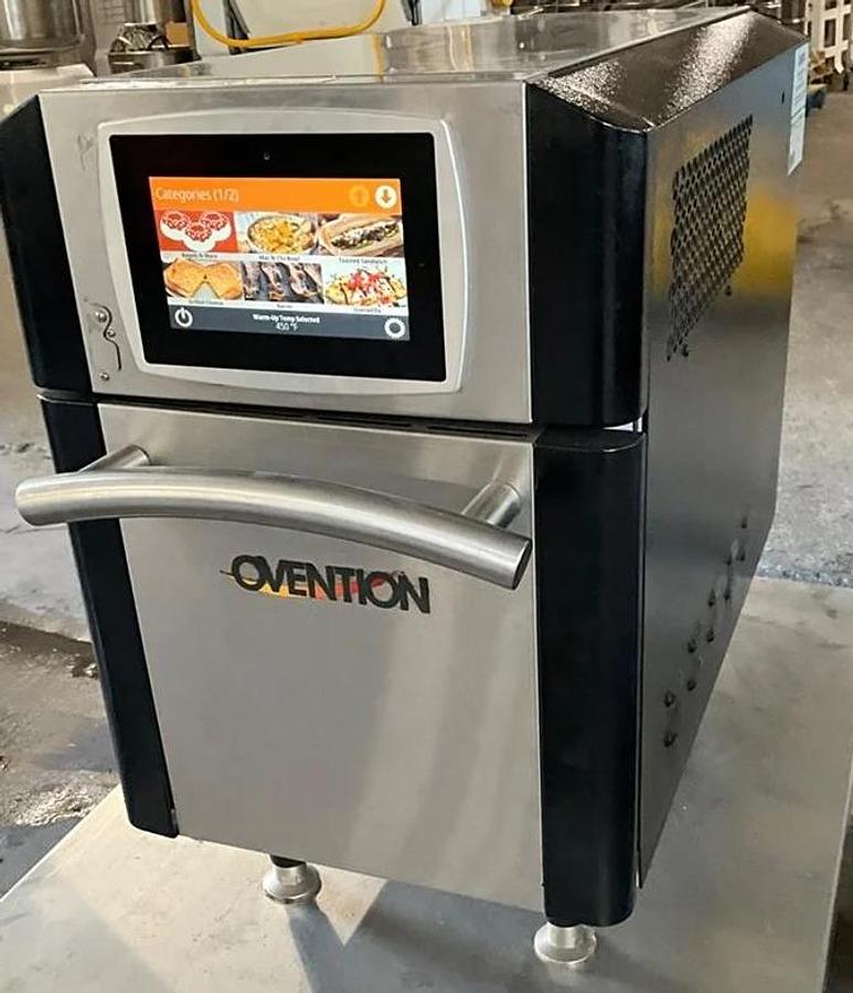Used Ovention speed microwave oven