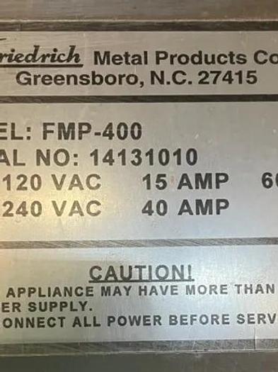 Refurbished Friedrich Max Flavor 400 Rotisserie Smoker -electric