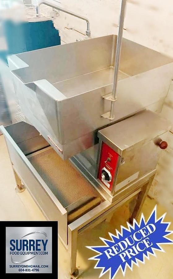 Used Titling Steam Kettle - profit maker