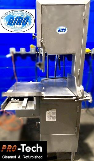 Used BIRO 1433 ELECTRIC KNIFE MEAT SAW BAND CUTTING BUTCHER MACHINE