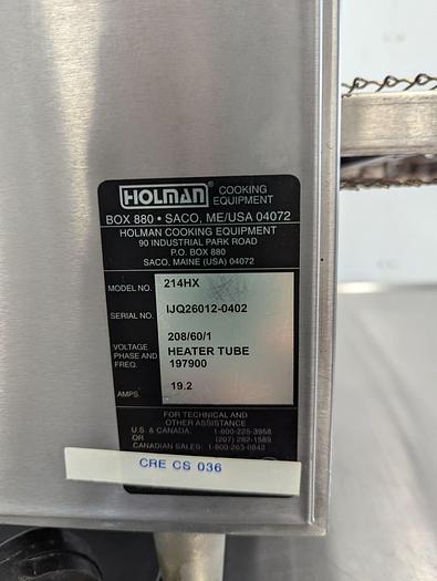 Refurbished Holman Conveyor Toaster Oven  - Model 214HX