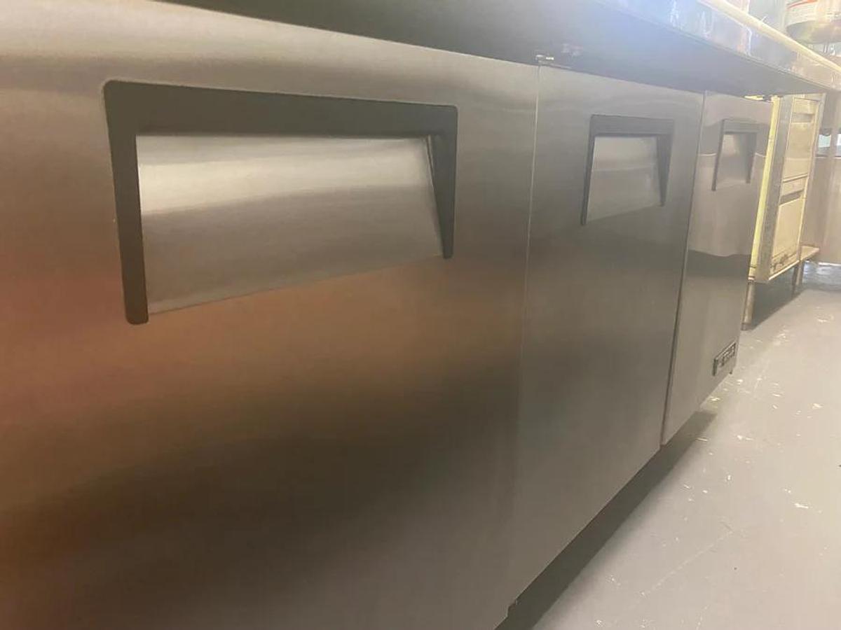 Used True 72” (6 Feet) 3 Drawer Salad Prep Table 