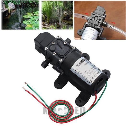 12V Water Pump 130PSI Self Priming Pump Diaphragm High Pressure Automatic Switch