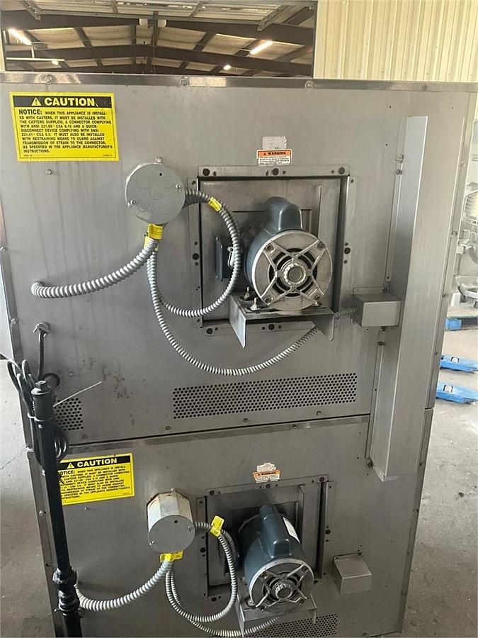 Used Vulcan gas double stack convection oven