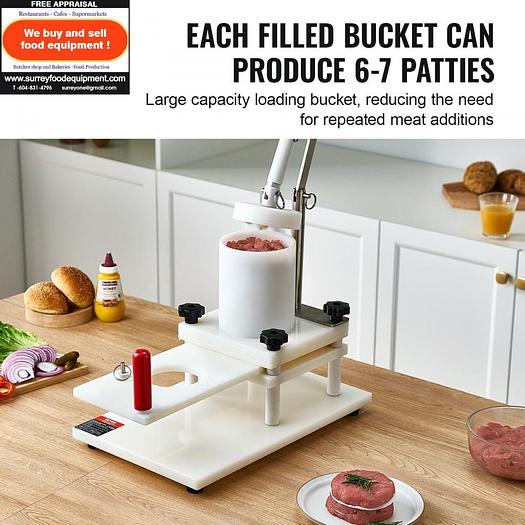 Used 4.3" Commercial Burger Patty Maker Hamburger Meat Press Forming Machine