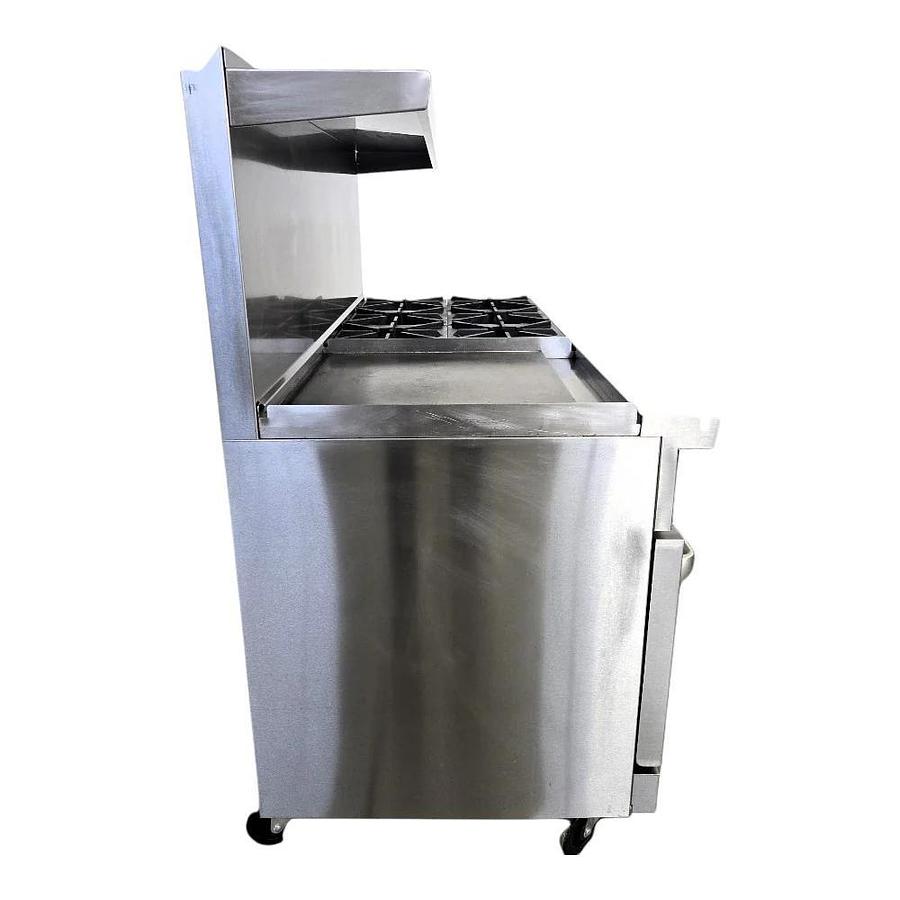 Used Atosa AGR-6B-24GL Range - 60 Inch - Propane - CAN CONVERT TO NATURAL GAS - WARRANTY