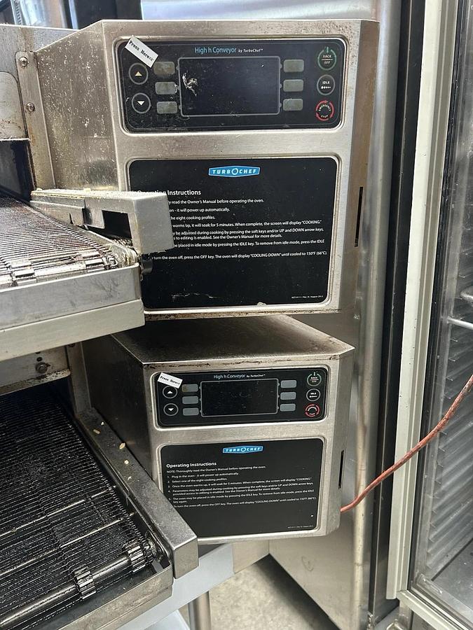Refurbished Turbochef Stackable Hi-Speed Conveyor Ovens HC2020
