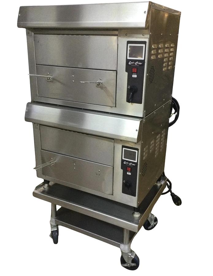 Used Quik n' Crispy GF5 Double Greasless Ventless Commercial Air Fryer Oven