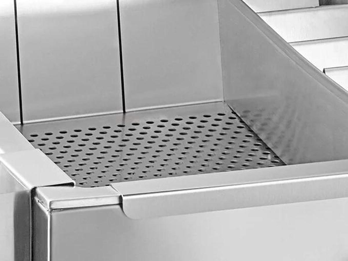 Used Fry dump holding station - stainless steel - 3 sizes -26" - 22" - 17"