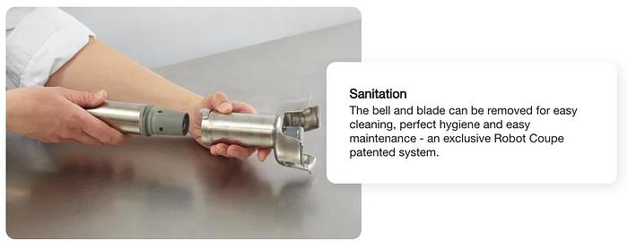 Robot Coupe - Compact 10" Immersion Blender With Whisk Attachment 16 Qt - CMP250COMBI