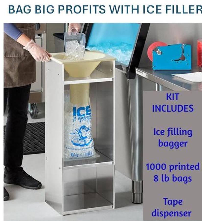 Used Ice bagger Kit - BIG PROFITS IN SELLING BAGS OF ICE