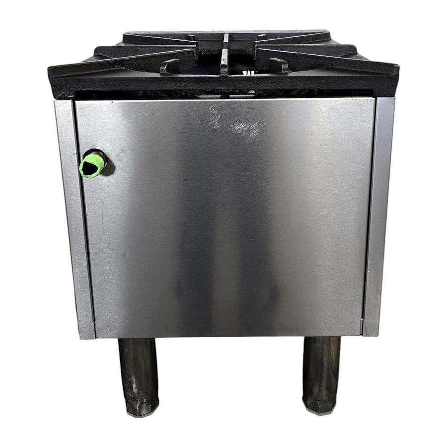 Used Omcan 37525 Single Stock Pot Range - Natural Gas -warranty