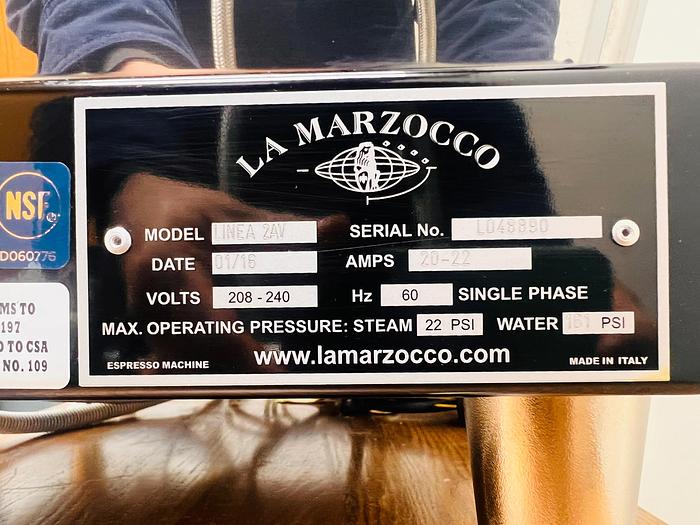 Used La Marzocco Linea 2AV Automatic Dosing Espresso Machine