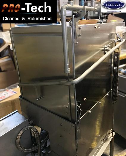 Used Hobart AM14C - Pass thru high temp dishwasher - pro rebuilt
