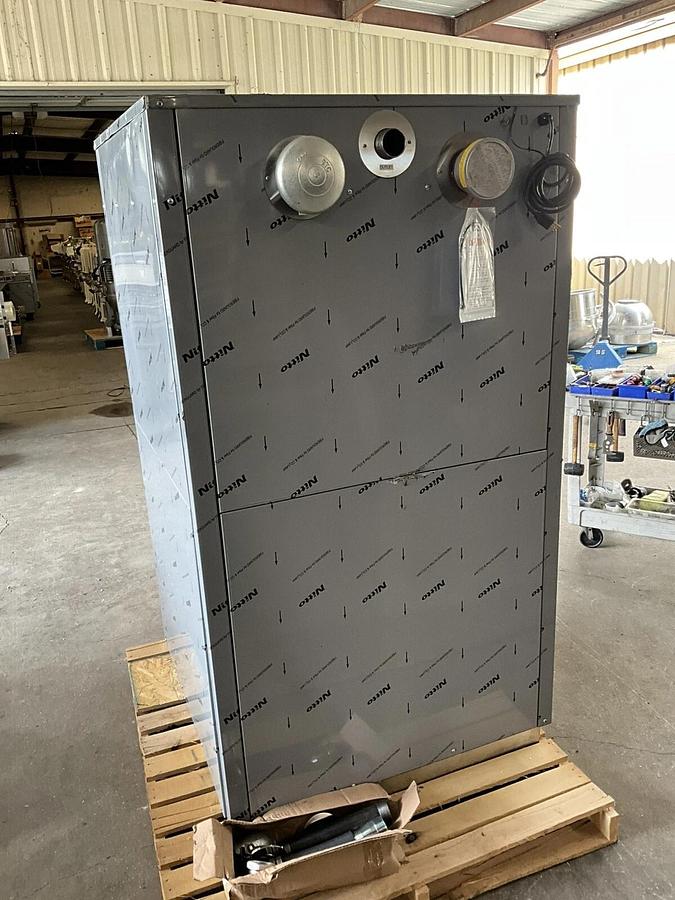 Used Frontline International 10SS 75" grease filter and oil tank Storage 4073SQDC