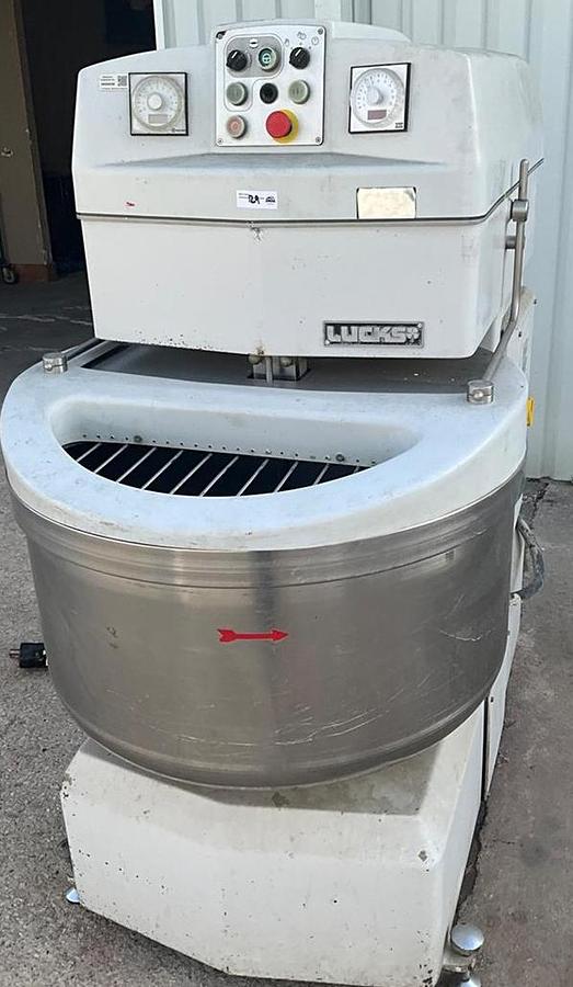 Used Lucks 160qt spiral dough mixer