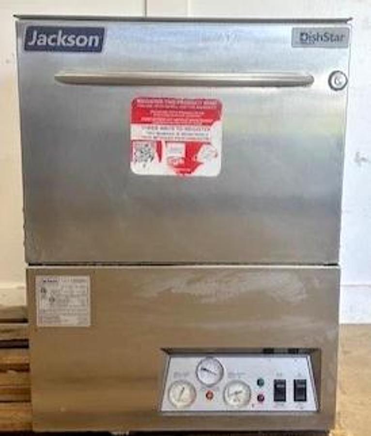 Used JACKSON DISHSTAR HT" HIGH TEMP UNDERCOUNTER DISHWASHER WITH 2 RACKS, 1PH