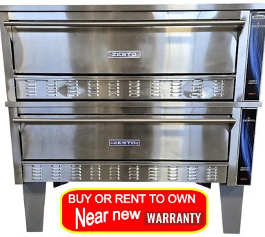Used Zesto 315-1 Double Deck Pizza Oven - Propane - 72 Inch -