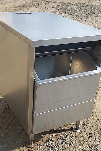 Used  Working S.S Table W/ Bin