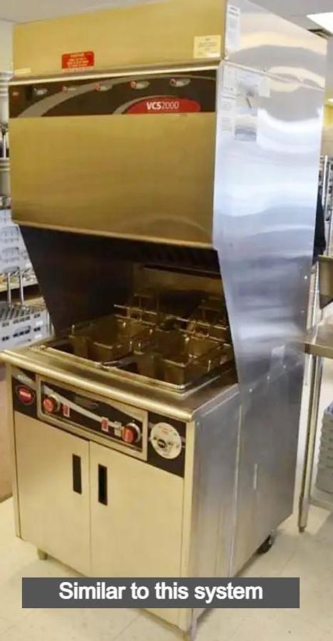 Used Well 2 well electric ventless deep fryer - Save big time 