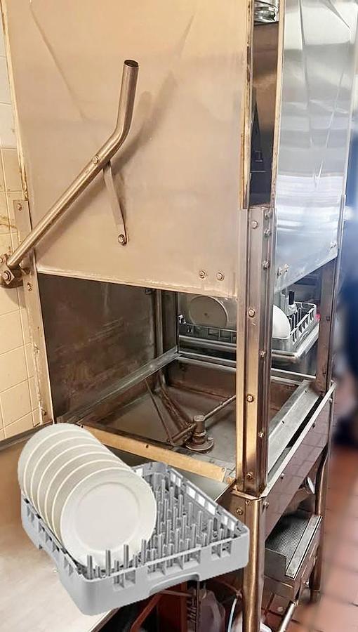 Used Low temp pass thru dishwasher